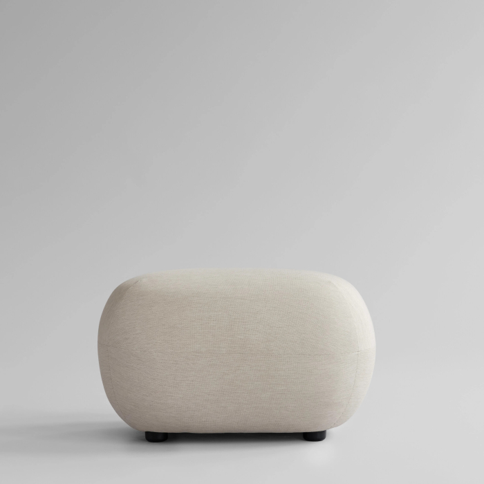 Toe, Outdoor Ottoman, Warm Ash