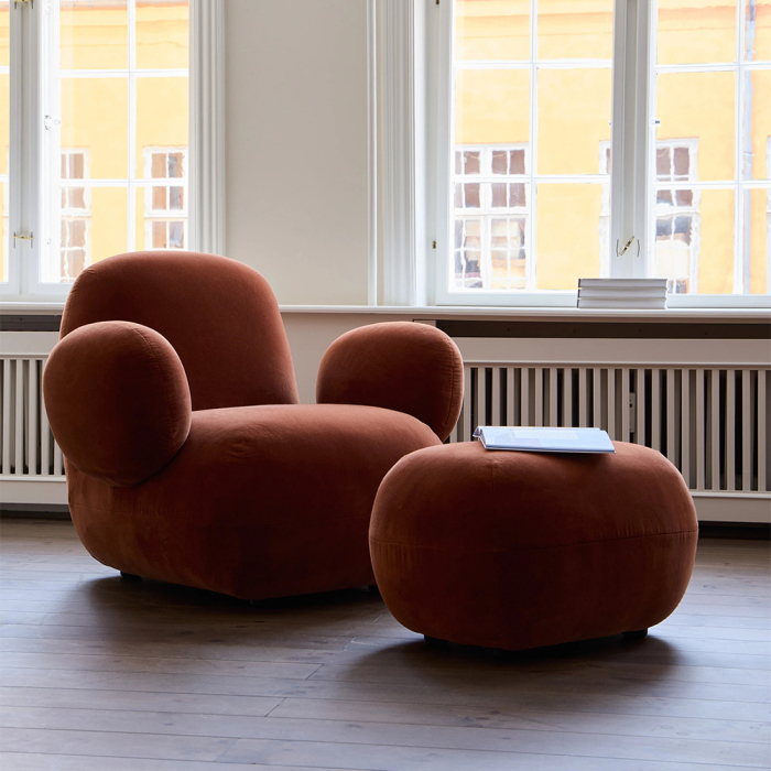 Toe, Ottoman, Rust