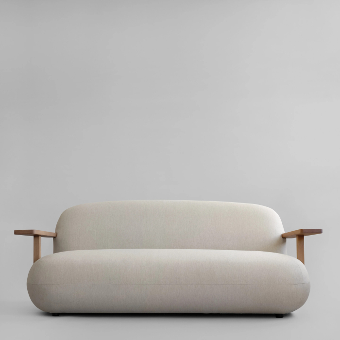 Toe, Outdoor Sofa, Teak-Warm Ash