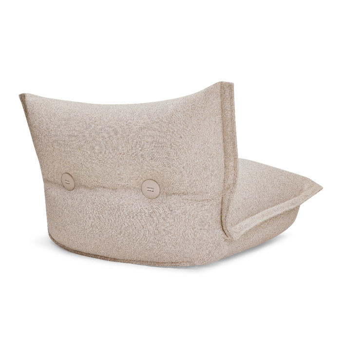 Bonbaron, Lounge Chair, Slim Boucle, Beige