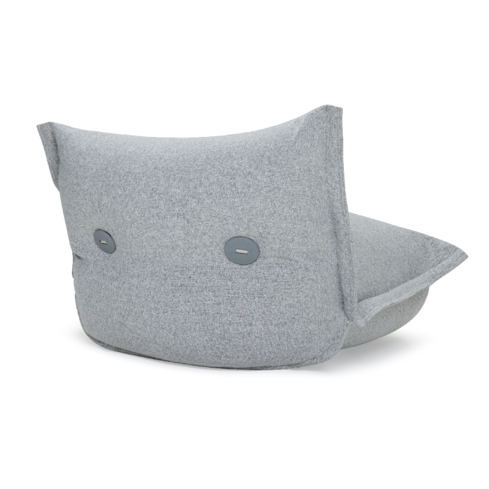 Bonbaron, Lounge Chair, Slim Boucle, Grey