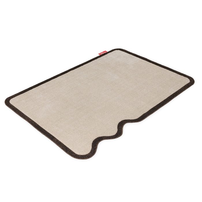 Not Straight (Left), Carpet, Petit, Creme-Brown