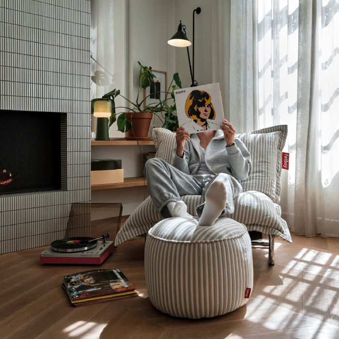Beanbase, Beanbag Chair, Chrome