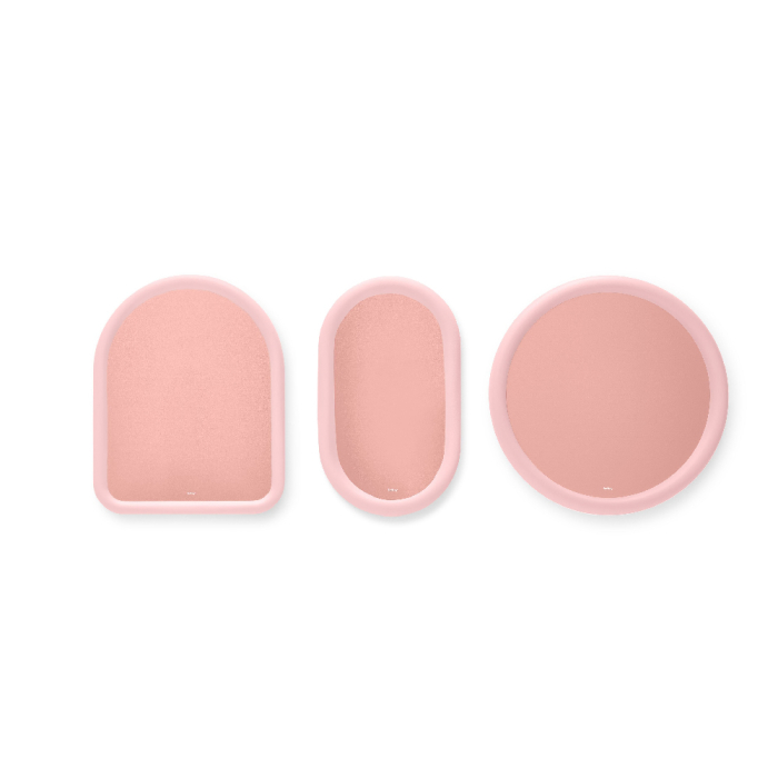 Mirage Dome, Mirror, Pastel Pink