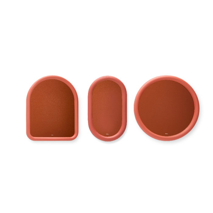 Mirage Loop, Mirror, Rustic Clay