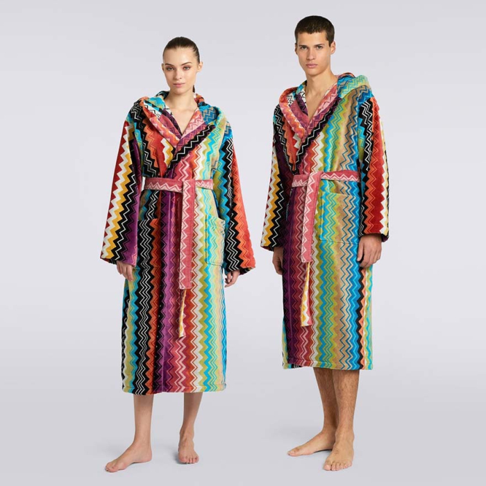 Giacomo 100, Hooded Bathrobe, Large