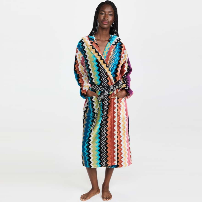 Giacomo 100, Hooded Bathrobe, Large